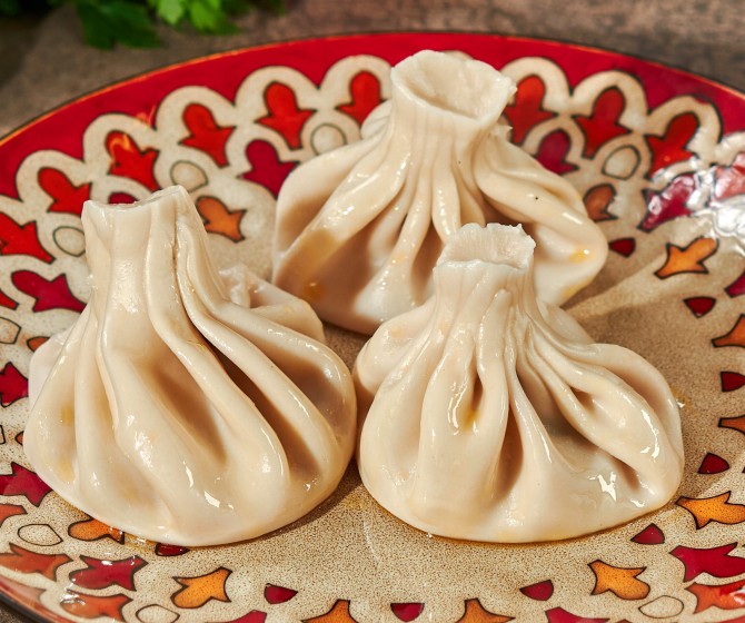 Хинкали с бараниной