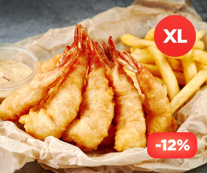 КОМБО креветки XL